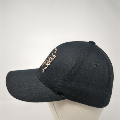 Grizzle Drywall Fitted Hat Black S-M Embroidered Solid Flexfit Yupoong