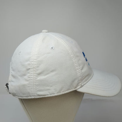 Ivory Albertsons Boise Open Golf Hat White Blue One Size Baseball Cap Slideback