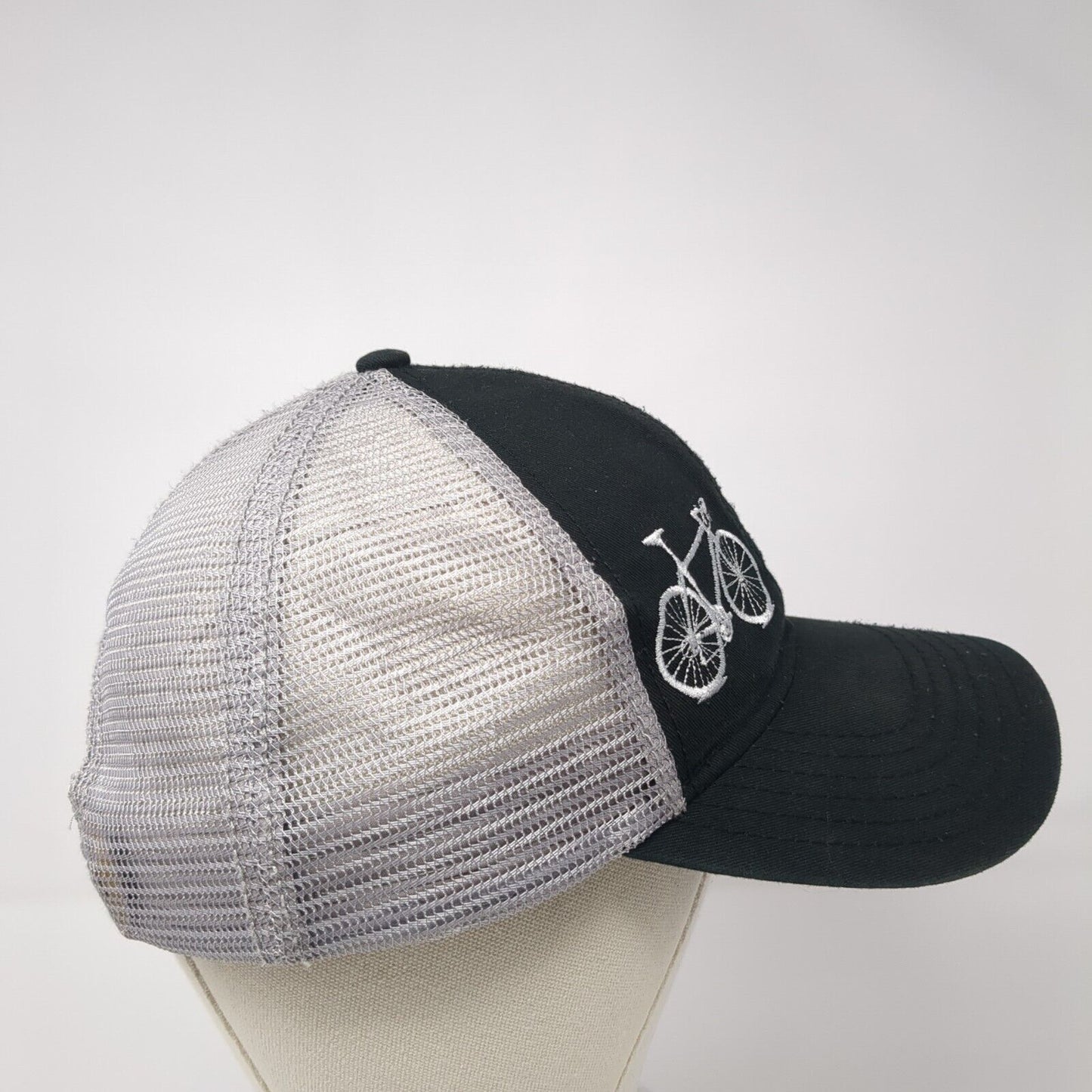 Bicycle Boise ID Snapback Mesh Back Trucker Hat Black One Size Otto