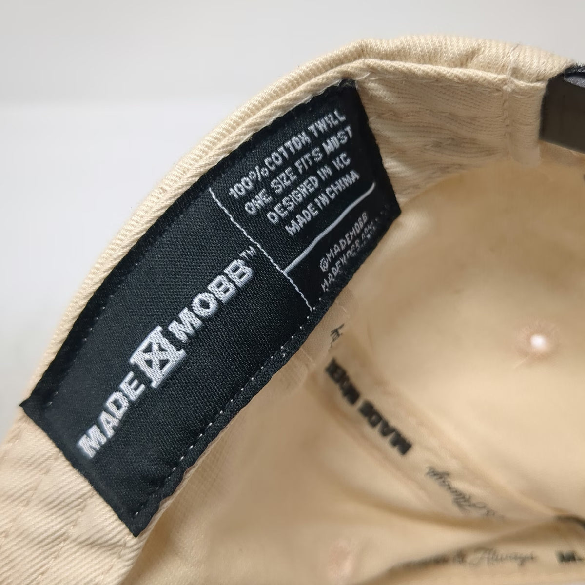 Made Mobb 5 Panel Beige One Size Camo Brim God Bless The Midwest Hat
