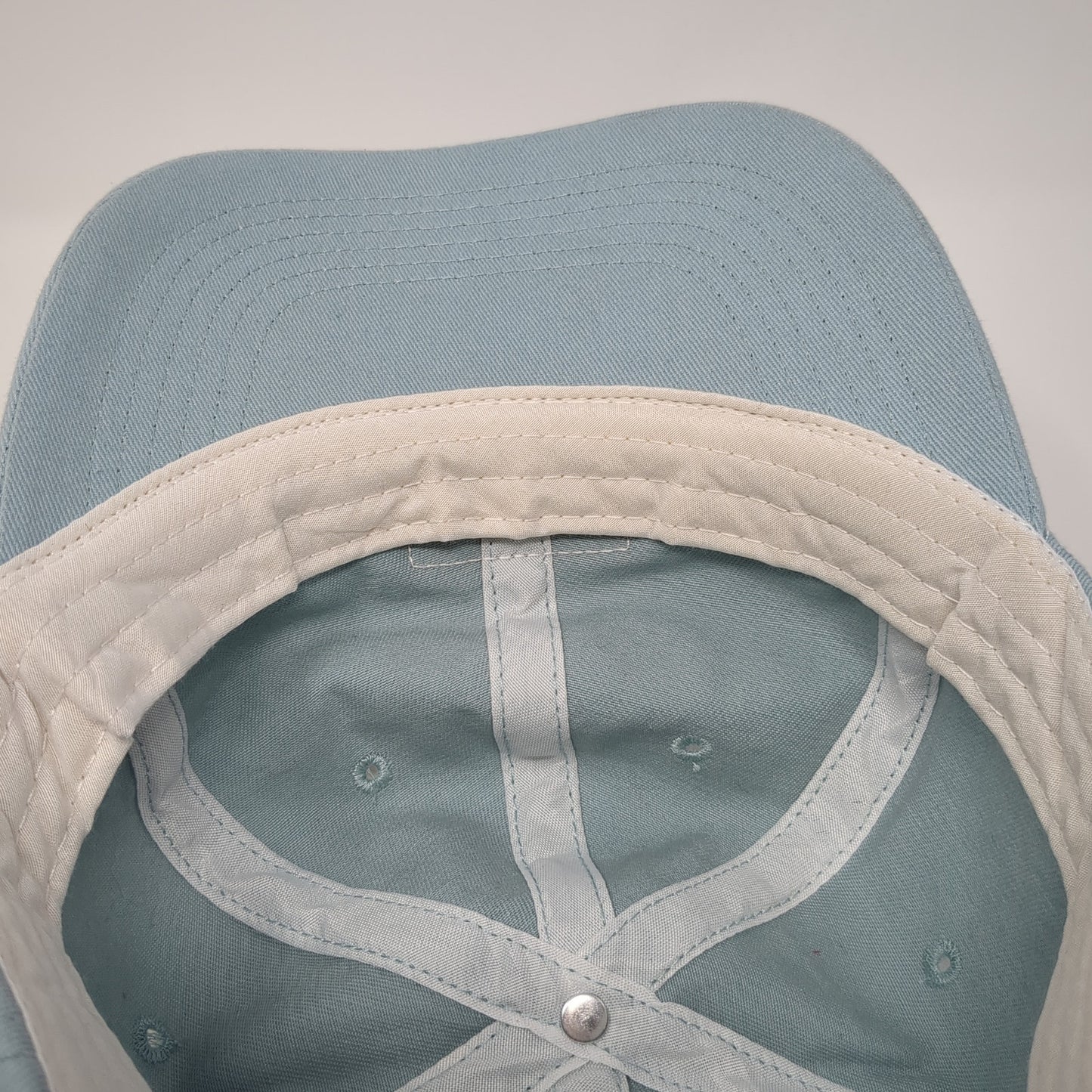 Younique Patch Slideback Hat Blue One Size Adjustable Solid 6 Panel