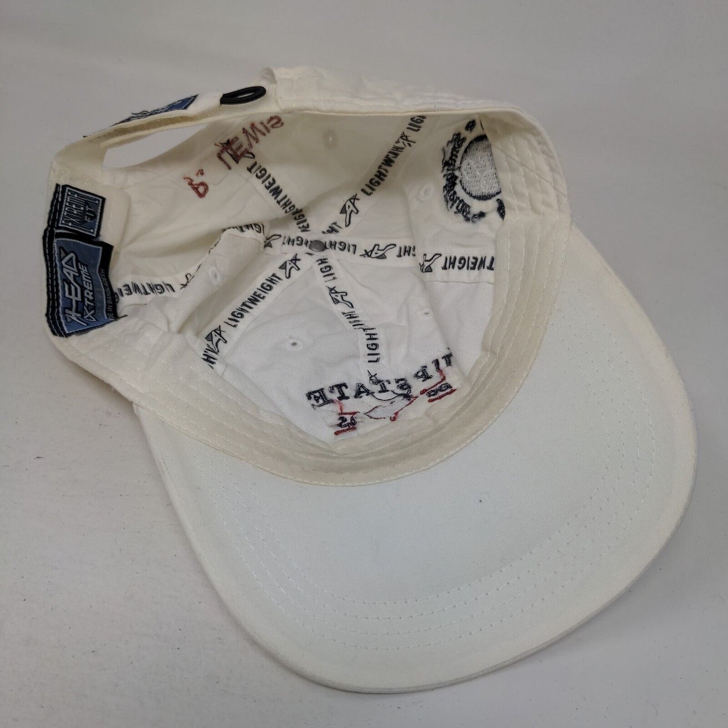 Upstate 2015 Junior Classic Strapback Hat White Extreme Fit Ahead Lightweight