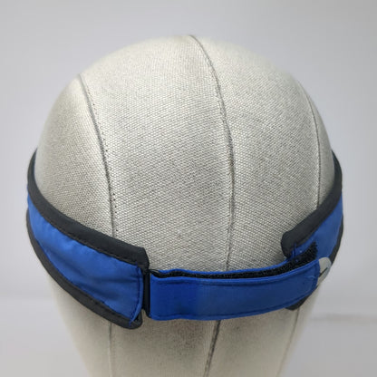 Nike Visor Blue One Size Embroidered Logo Strapback Athletic Performance Hat