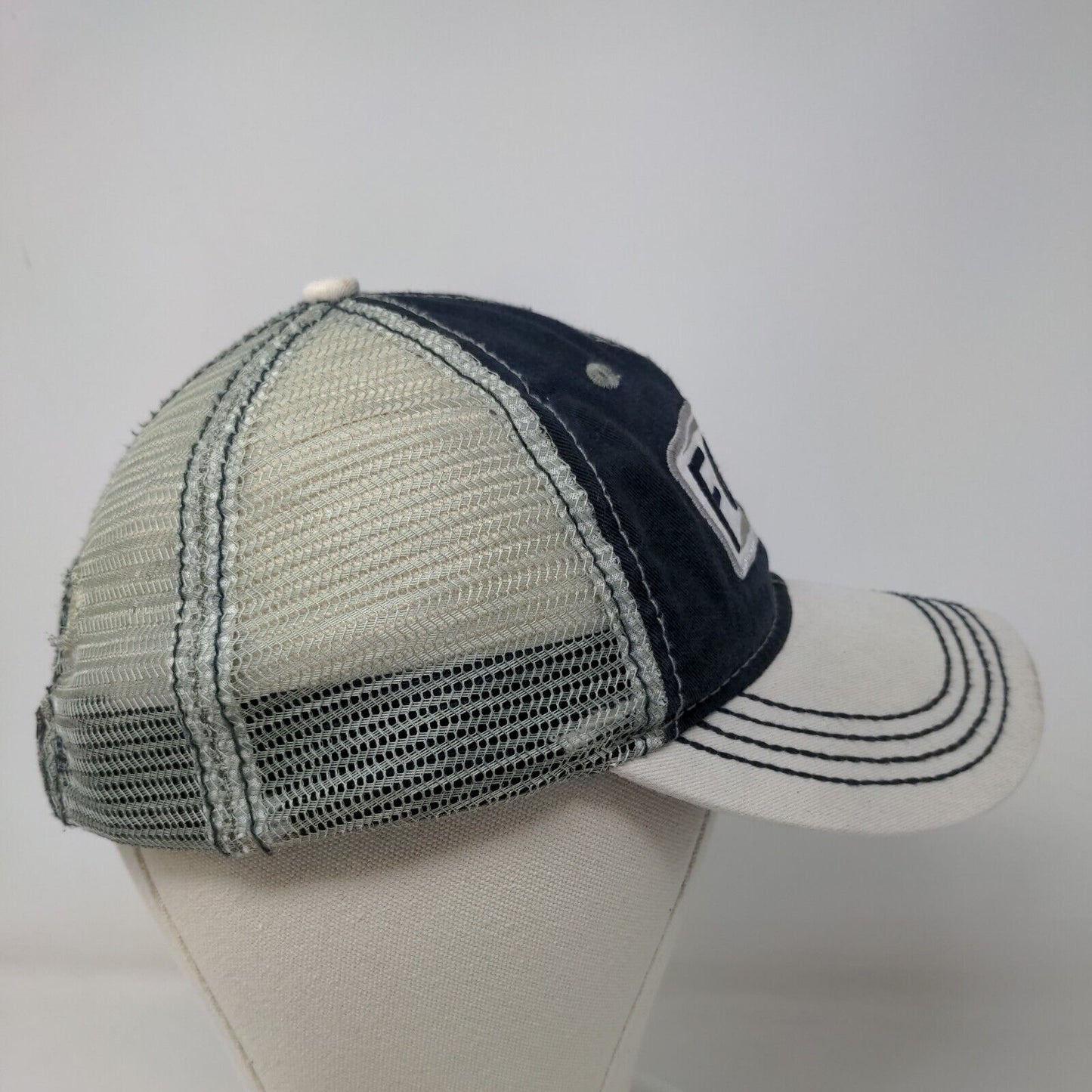 Ford Men's Snapback Mesh Back Hat Blue Adjustable Embroidered Logo