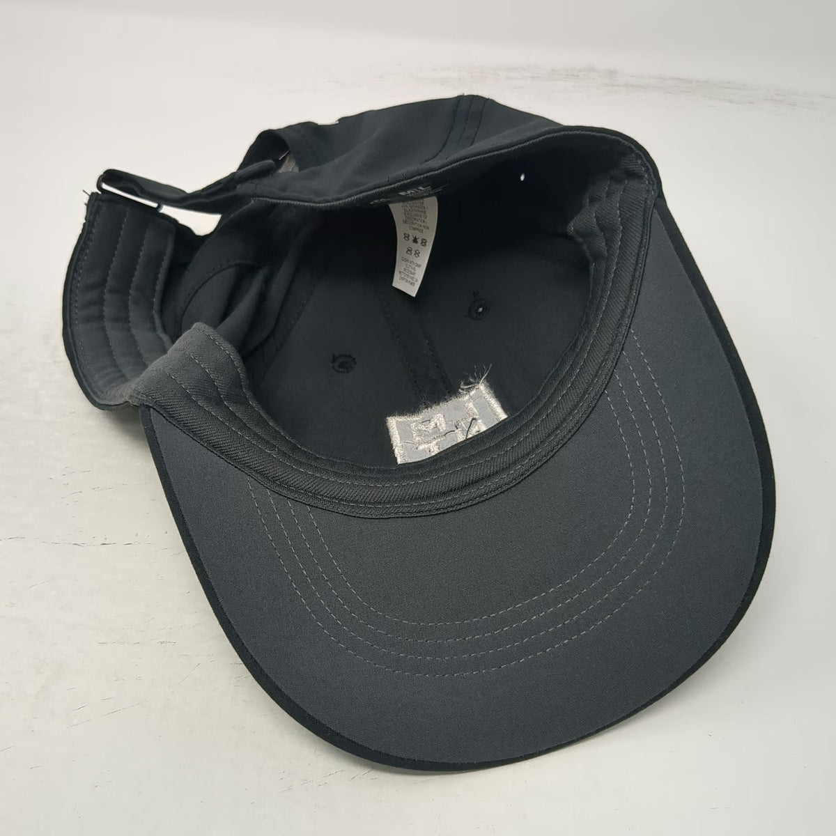 Nike Baseball Cap Black L Strapback Dri-FIT Stay Salty LMNT Golf Athletic Hat