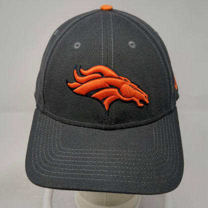 Denver Broncos NFL New Era Gray Orange One Size Cap Strapback Curved Brim