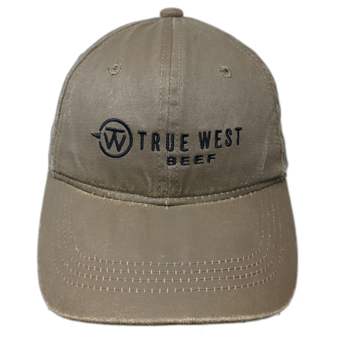 Outdoor Cap Baseball Cap Brown One Size True West Beef Distressed Relaxed hat