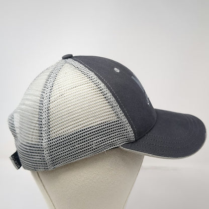 Gray Baseball Cap One Size NYC Statue of Liberty 1886 Mesh Made in USA Hat