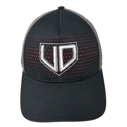 Richardson Mesh Back Trucker Hat Black One Size Embroidered Logo Outdoor