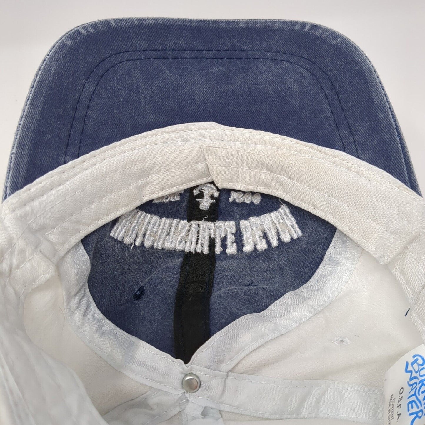 Wrightsville Beach Strapback Hat Multi One Size Adjustable Colorblock