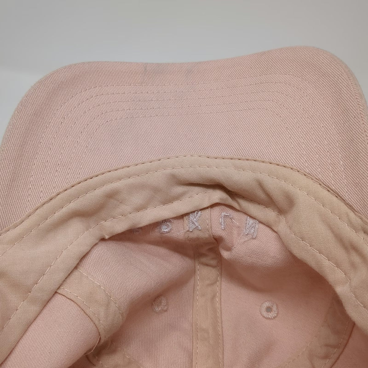 H&M Divided BRKLN Baseball Cap Pink One Size Cotton Slideback Hat Brooklyn