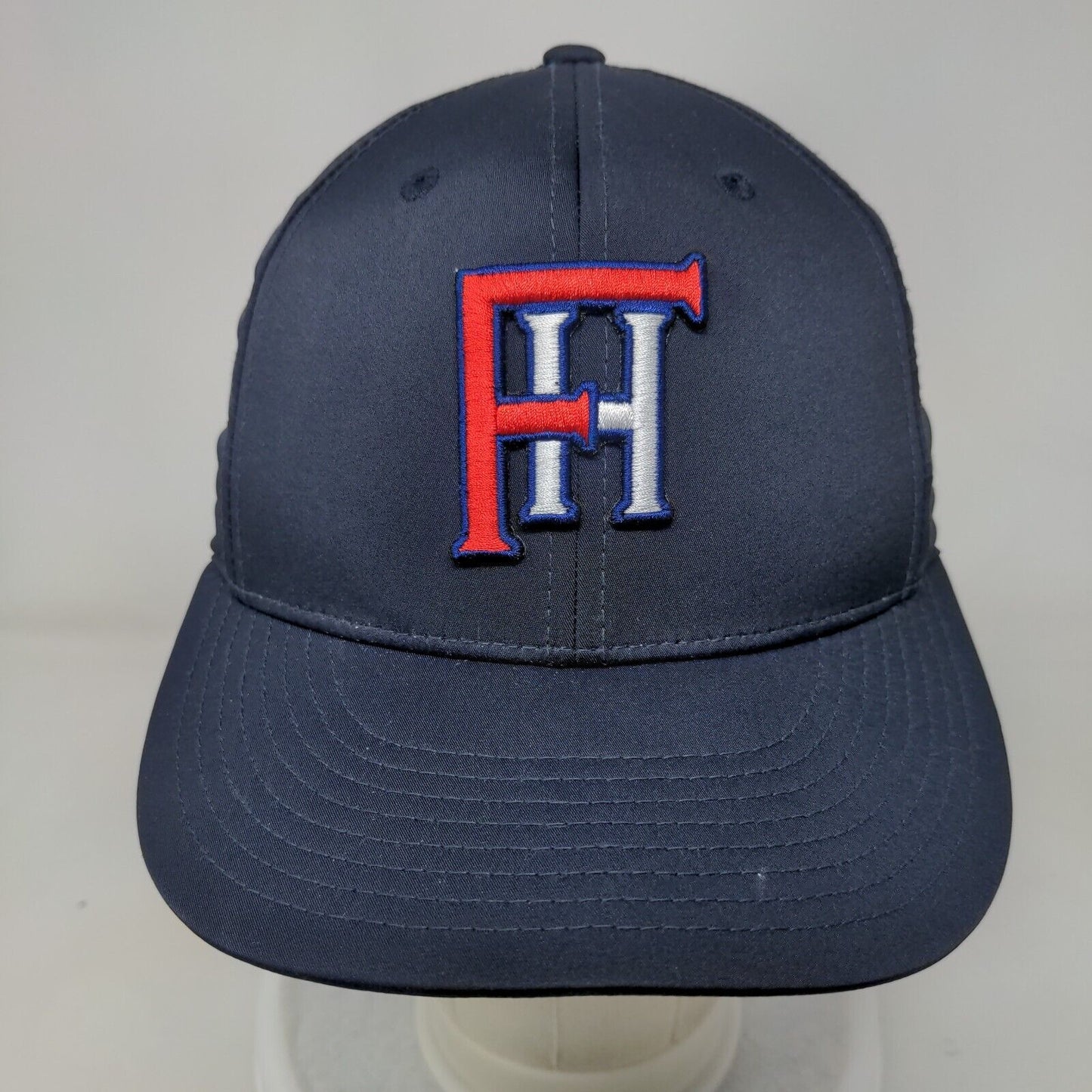 FH Fitted Hat Blue Size XS-S Breathable PTS Lite Embroidered 6 Panel Richardson