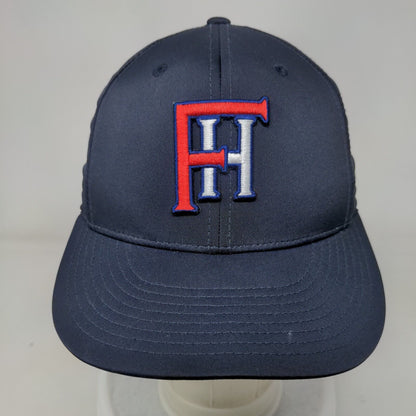 FH Fitted Hat Blue Size XS-S Breathable PTS Lite Embroidered 6 Panel Richardson