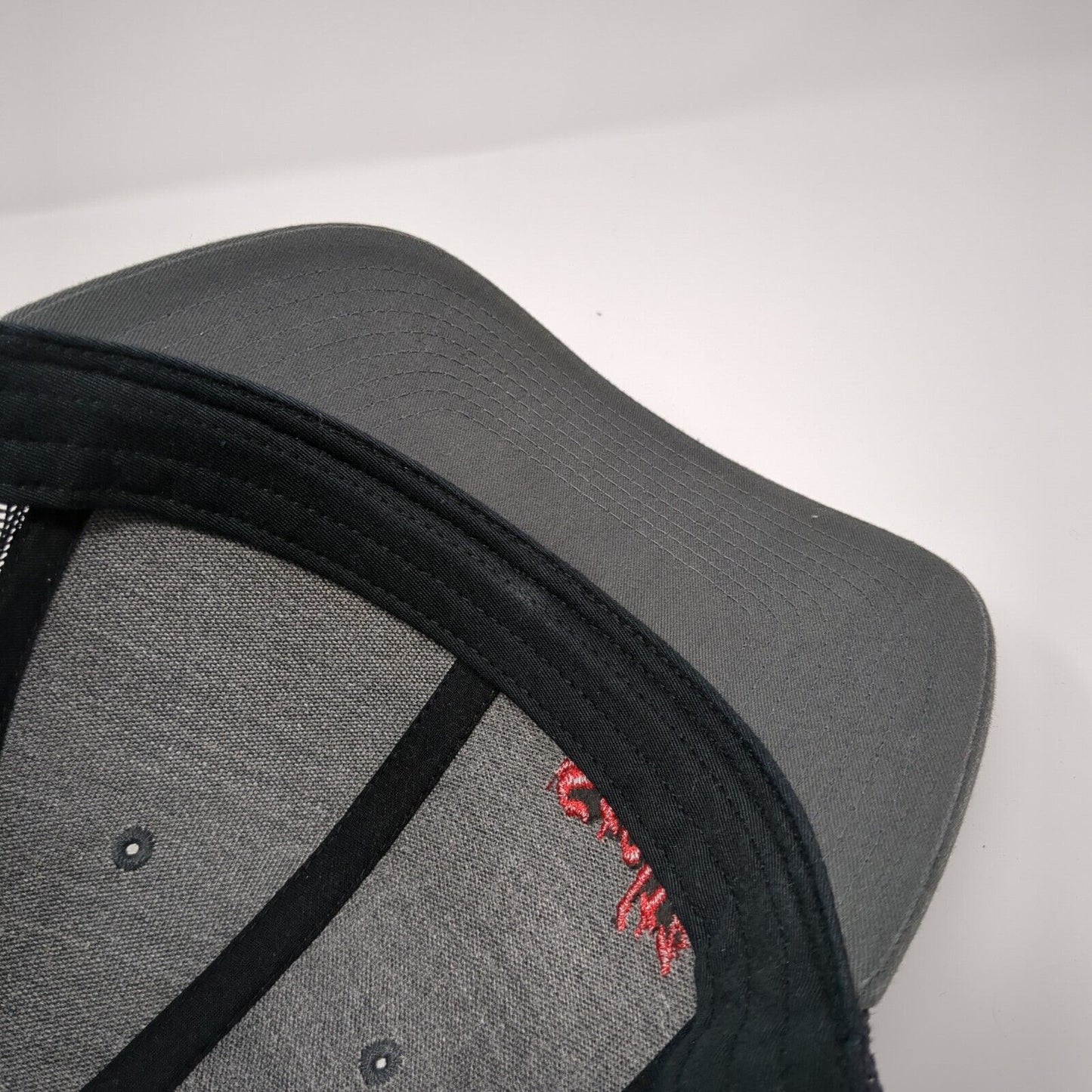 Stoltz Snapback 112 Trucker Hat Gray One Size Adjustable Mesh Back Richardson