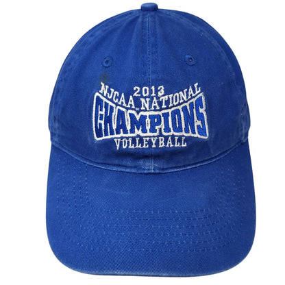 Port & Company Baseball Cap Hat Blue One Size Blinn College 2013 NJCAA Champion