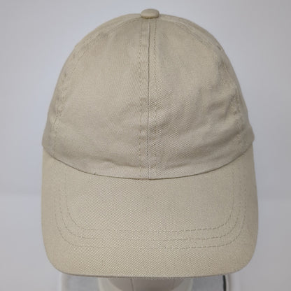 Unbranded Strapback Baseball Cap Brown One Size Adjustable 6 Panel Blank