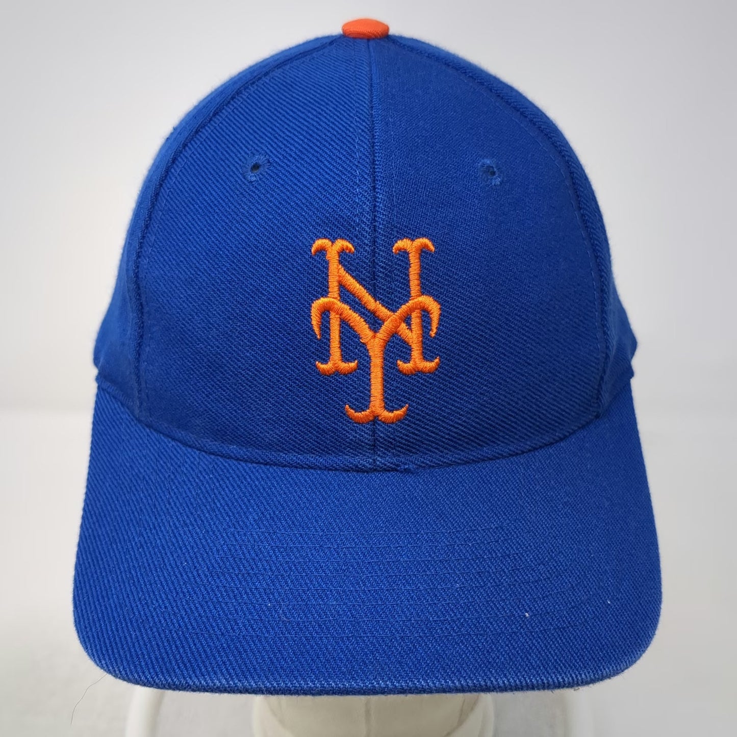 New York Mets MLB Twins Snapback Hat Blue OSFM Embroidered Logo Gray Underbrim
