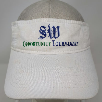 Port & Company Visor White One Size Opportunity Tournament Idaho RusZonis Hat