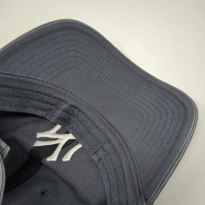 New York Yankees MLB '47 Baseball Cap Gray One Size Curved Brim Slideback Logo