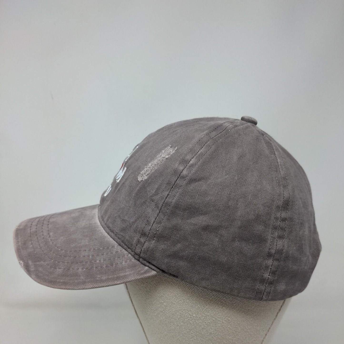 Best Mom Ever Slideback Hat Purpleish-Gray OSFM Embroidered 6 Panel