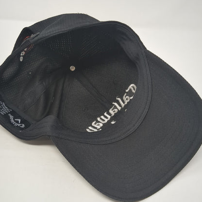Callaway Odyssey Strapback Hat Black One Size Adjustable Embroidered