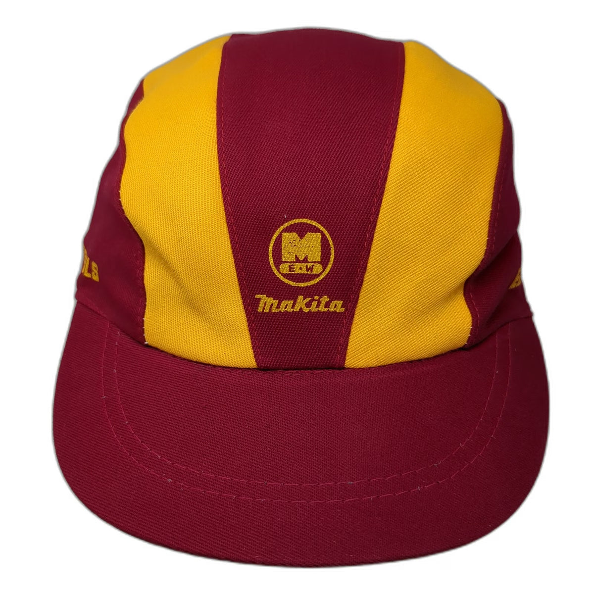 Makita 5 Panel Cap Red Yellow One Size Electric Power Tools Spun Rayon Japan Hat