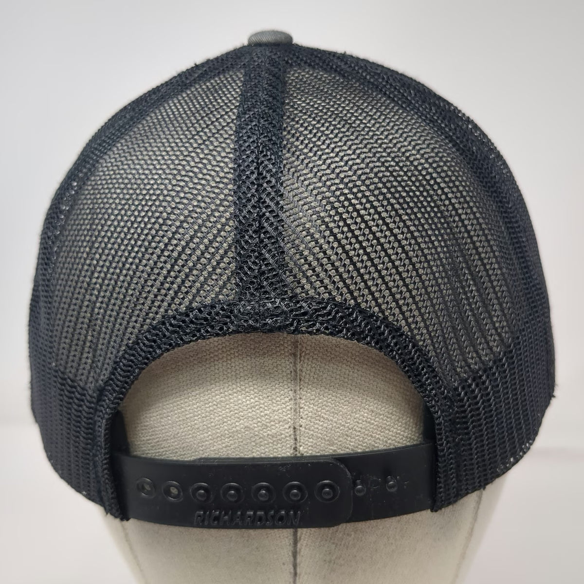 Richardson 112 Trucker Hat Gray One Size Yellow Vega Embroidered Mesh Snapback