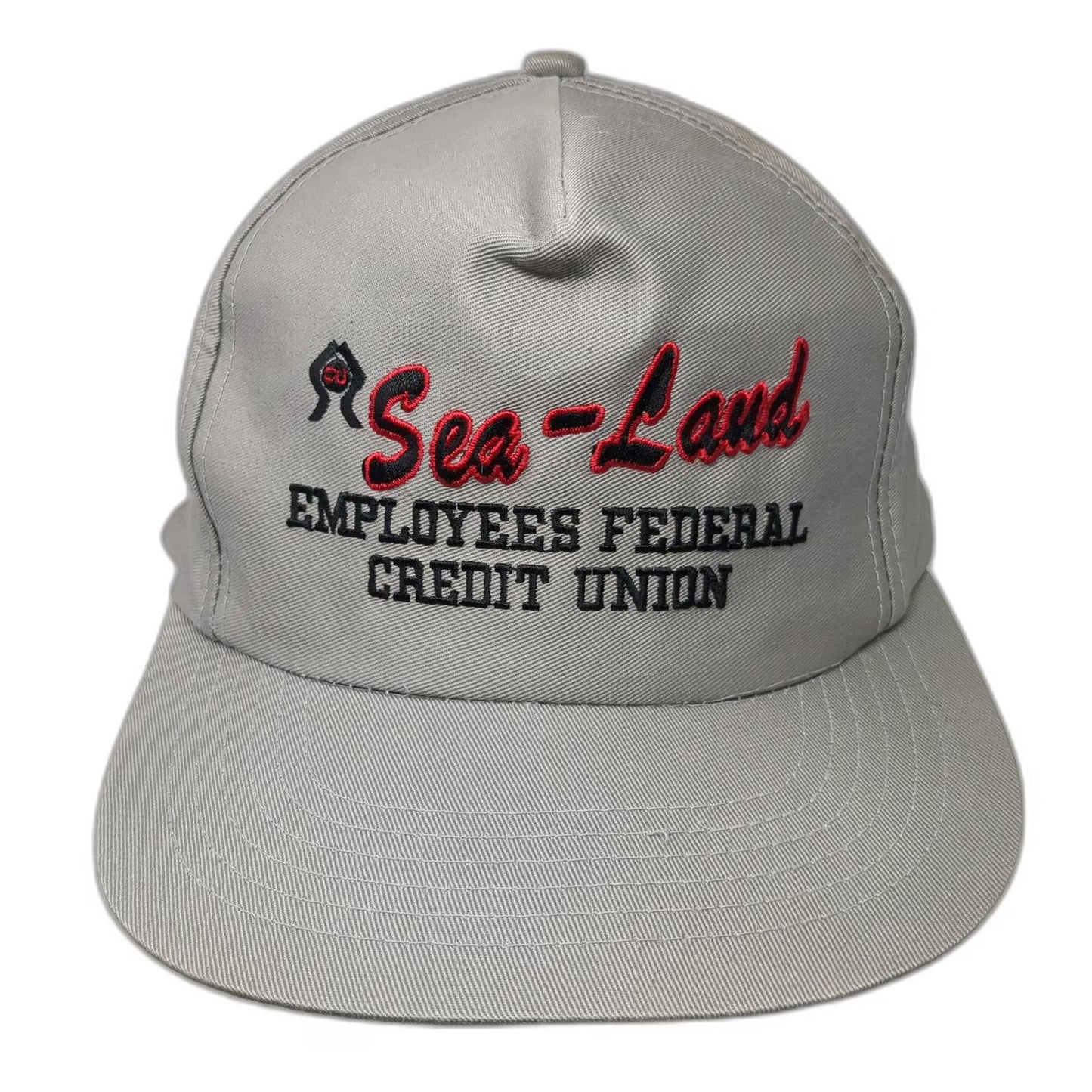 Kenda Snapback Gray Hat One Size Sea-Land Employees Federal Credit Union 5 Panel