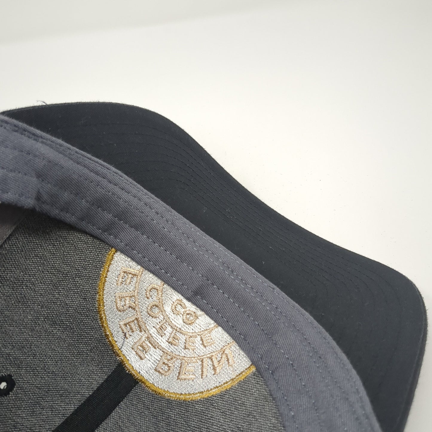 Free Rein Coffee Co Snapback Trucker Hat Black One Size Mesh Back