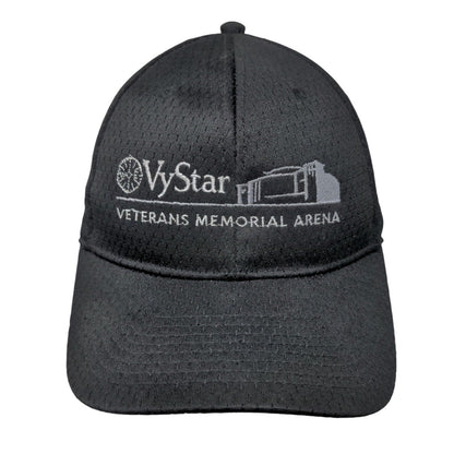 VyStar Veterans Memorial Arena Strapback Hat Black Adult Embroidered