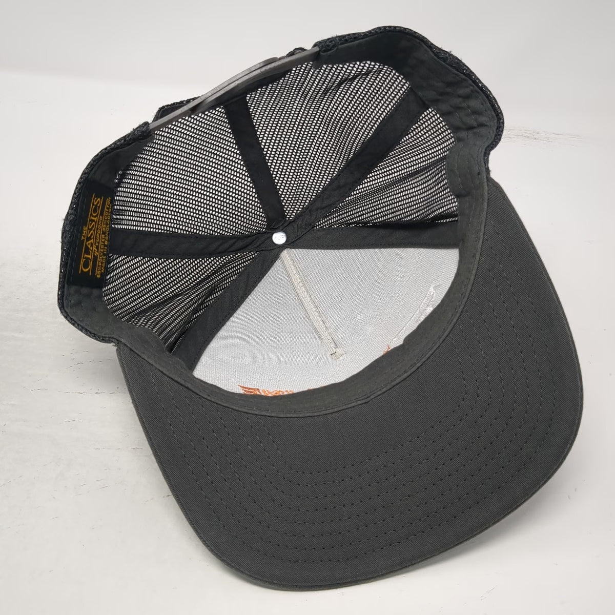 Yupoong Trucker Hat Gray One Size Snapback Topline Garage Door Specialist Logo