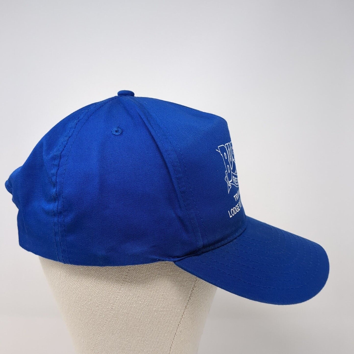 Bucksaw Resort Truman Lake Snapback Hat Blue One Size Adjustable 6 Panel Nissin