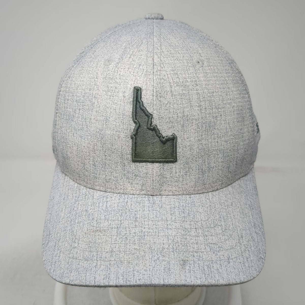 Adidas Snapback Gray Hat One Size Boise Idaho State Map Polyester Golf Cap