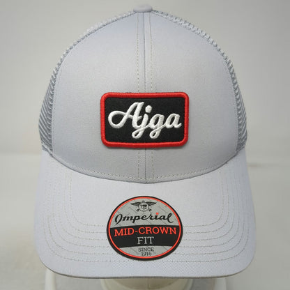 Imperial AJGA American Junior Golf Association Gray Baseball Cap OSFM Mesh Hat