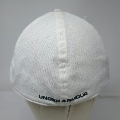 Under Armour Baseball Cap White XL Fitted Iso-Chill Armourvent Cooling Hat