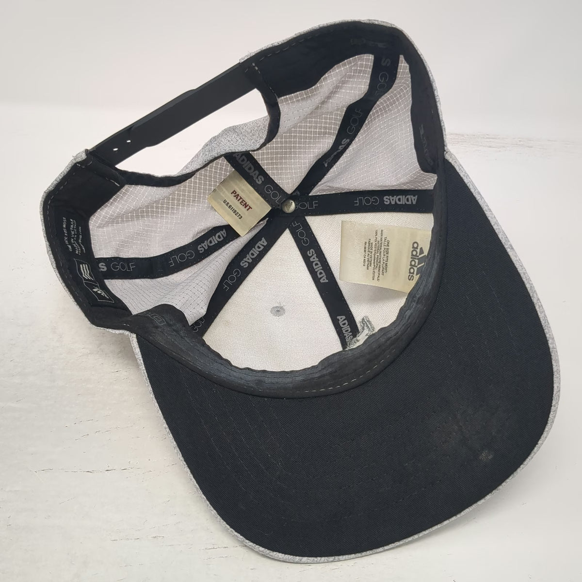 Adidas Snapback Gray Hat One Size Boise Idaho State Map Polyester Golf Cap