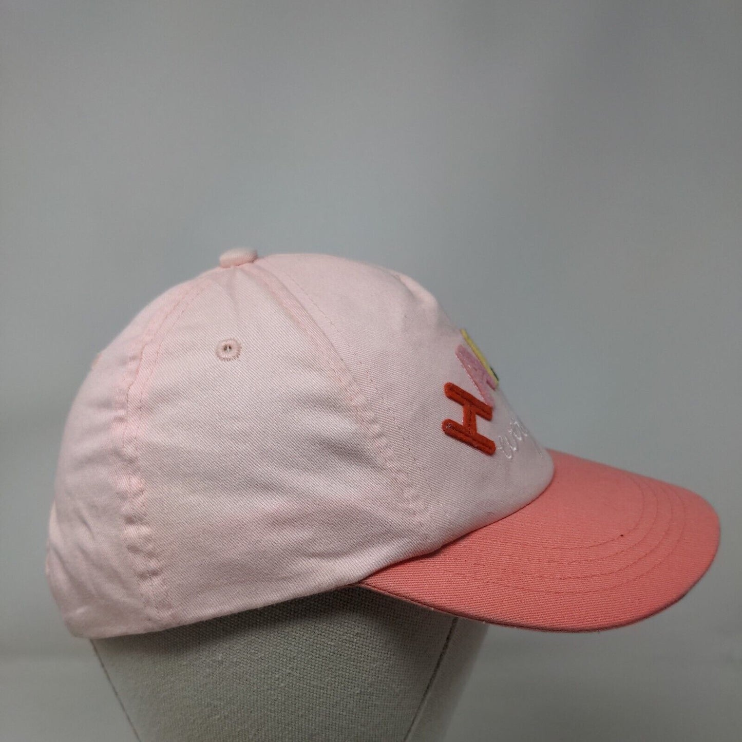Happy Everyday Kids Strapback Hat Pink 4-8 Years Adjustable Embroidered H&M