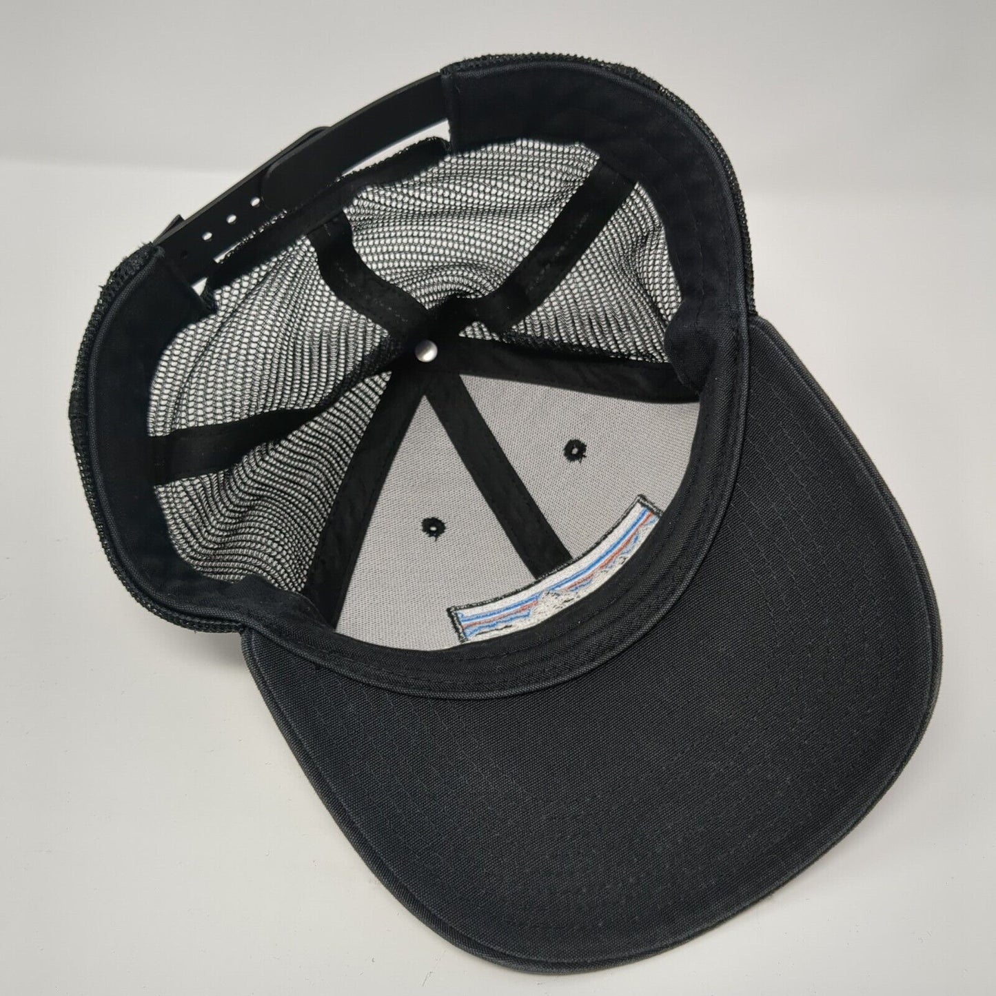 Patagonia Snapback Mesh Back Trucker Hat Black One Size Adjustable