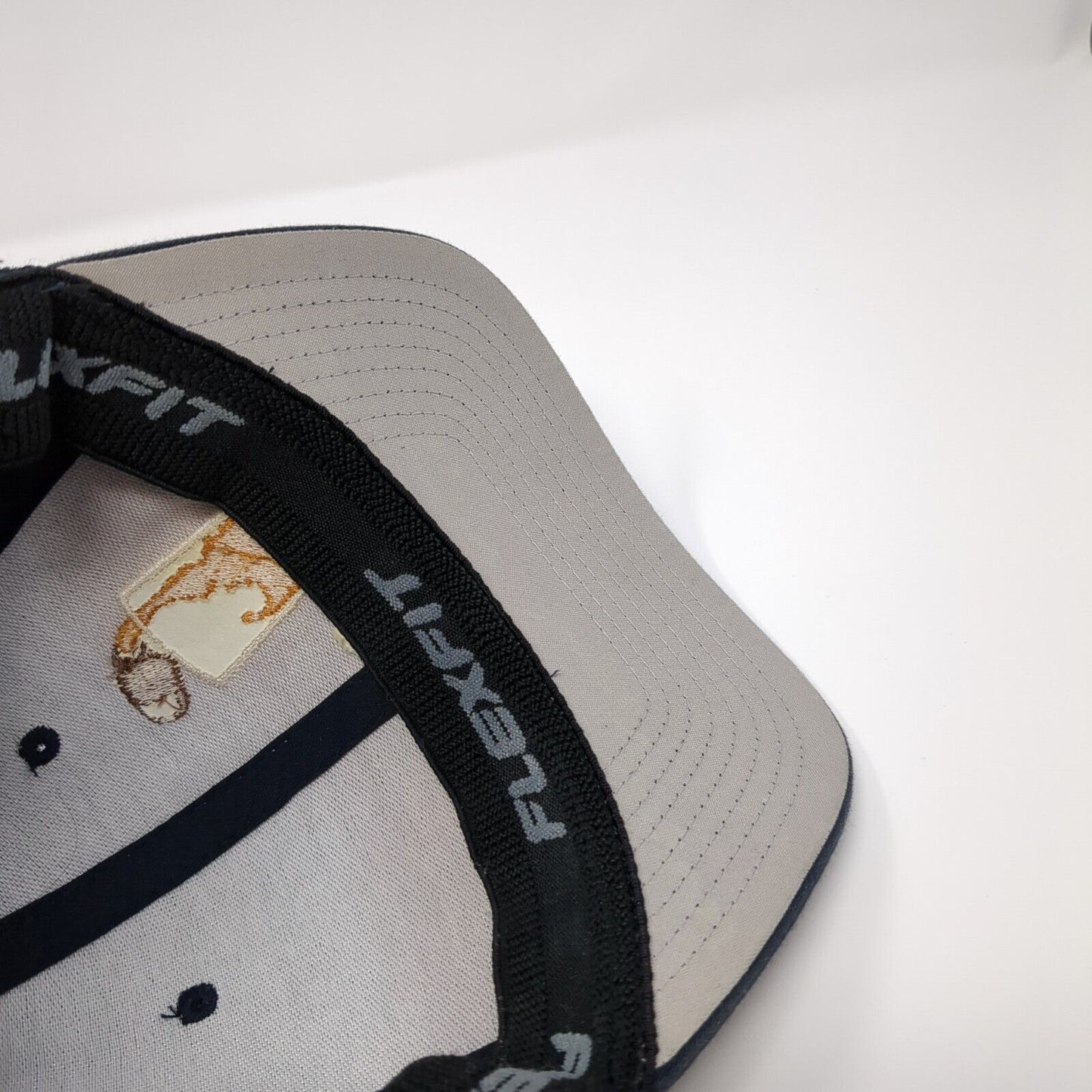 Drink Local Brew Fitted Mesh Back Trucker Hat Blue One Size Flexfit