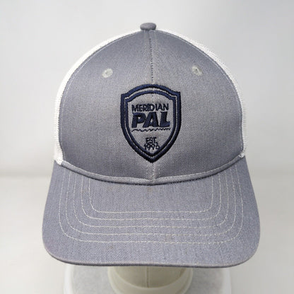 Meridian PAL Snapback Mesh Back Trucker Hat Gray Youth Port Authority