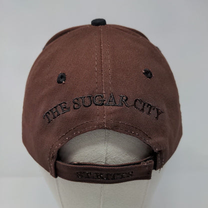 Kickin' Back St. Kitts Strapback Hat Brown 58cm The Sugar City 6 Panel