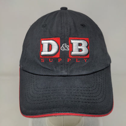 D&B Supply Slideback Hat Black OSFA Embroidered 6 Panel Buck's Bags