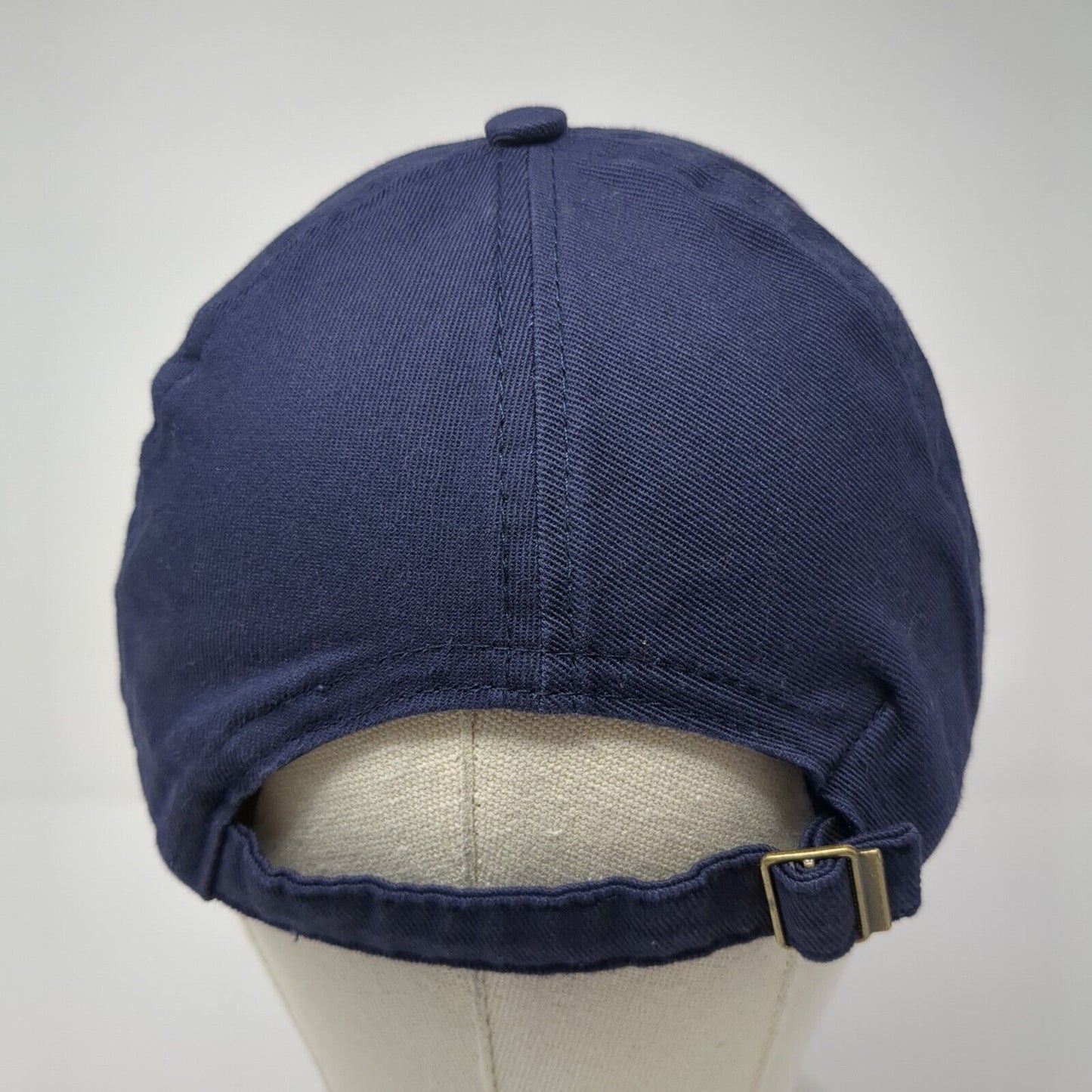 Puerto De Cartagena Slideback Baseball Cap Blue One Size Adjustable Embroidered