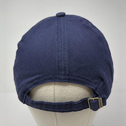 Puerto De Cartagena Slideback Baseball Cap Blue One Size Adjustable Embroidered