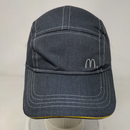 McDonald's Slideback 5 Panel Hat Gray One Size Solid Employee Uniform