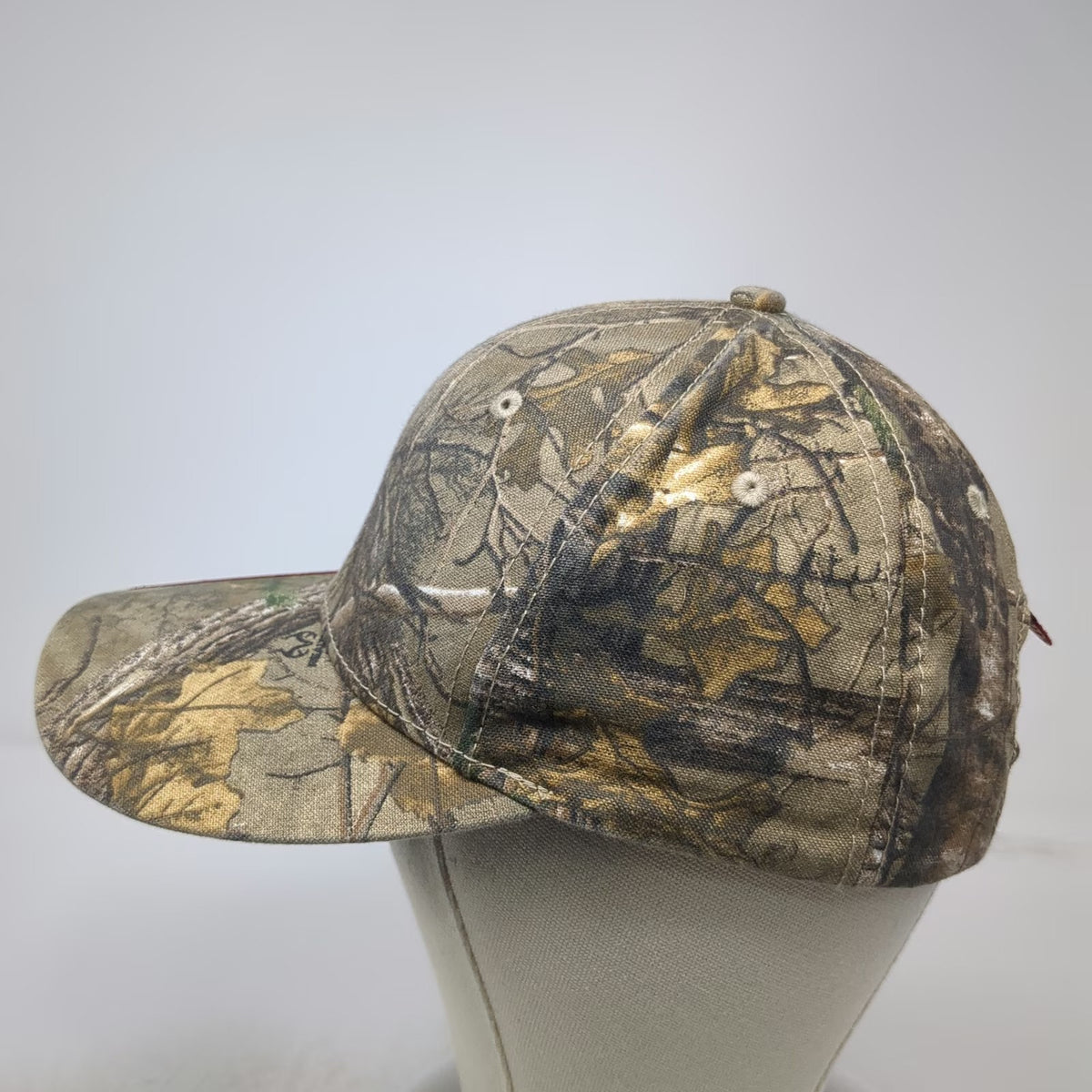 Home Depot Baseball Cap Brown One Size Camo American Flag Realtree Logo Hat