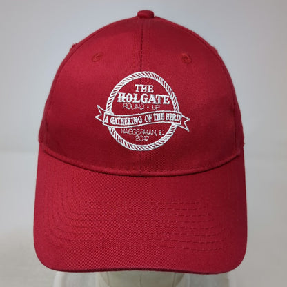 Port & Company Red Baseball Cap One Size Holgate Round-Up Hagerman ID Hat 2017