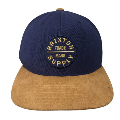 Brixton Supply Trade Mark Snapback Hat Multi One Size Colorblock Patch