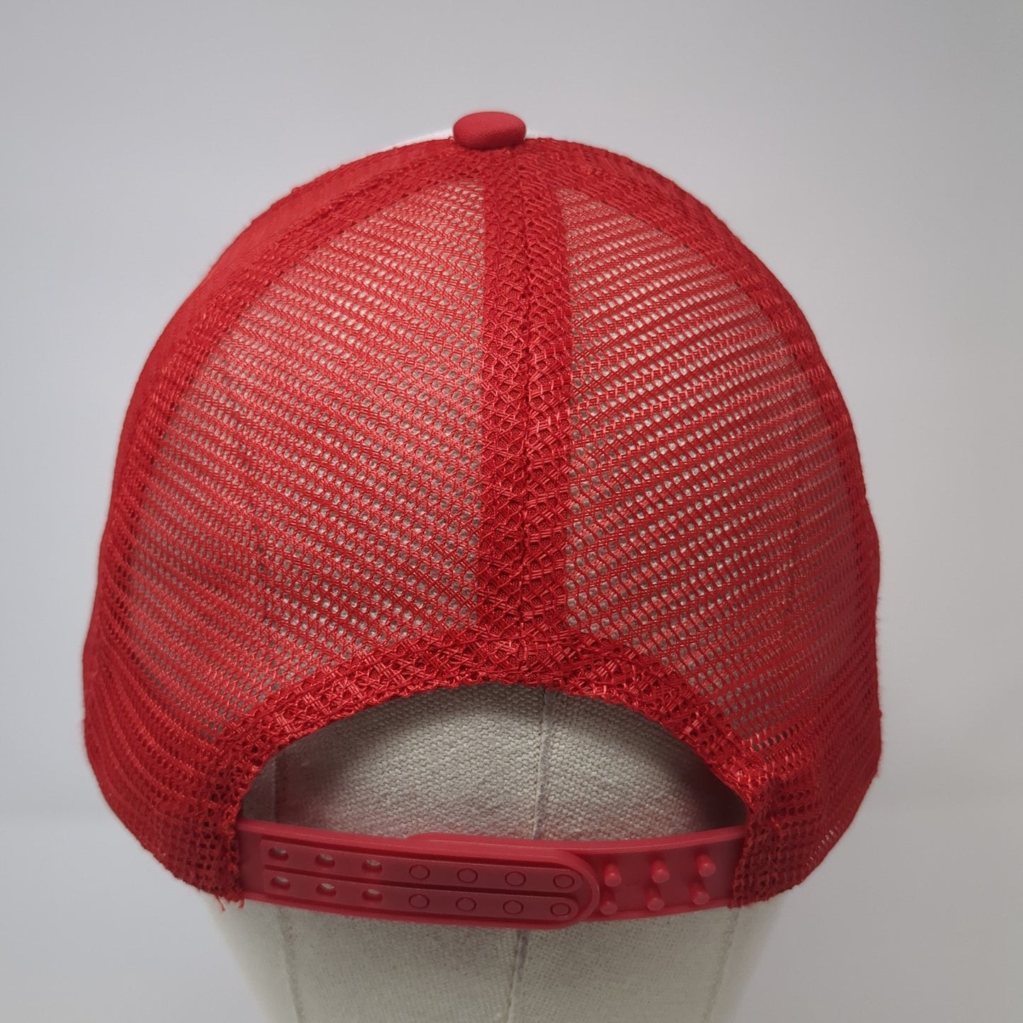 Just A Kid From Kansas City Snapback Rope Trucker Hat Red One Size