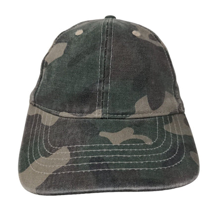 Unbranded Strapback Hat Camouflage One Size Adjustable Vented Holes Blank